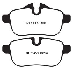 Pastillas de freno ebc DP71708