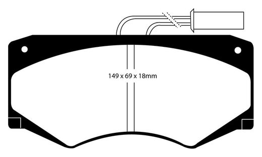 Pastillas de freno ebc DP71708