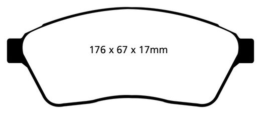Pastillas de freno ebc DP71708