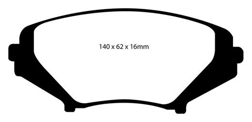 Pastillas de freno ebc DP71708