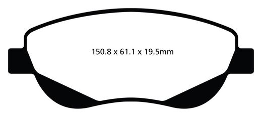 Pastillas de freno ebc DP71708