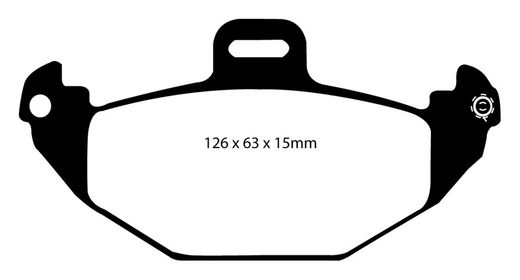 Pastillas de freno ebc DP71708