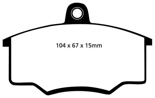 Pastillas de freno ebc DP71708