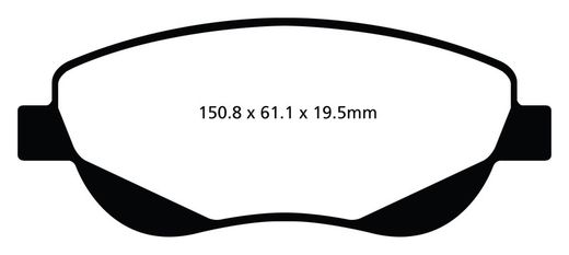 Pastillas de freno ebc DP71708