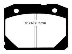 Pastillas de freno ebc DP71708