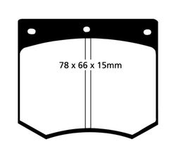 Pastillas de freno ebc DP71708