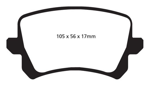 Pastillas de freno ebc DP71708