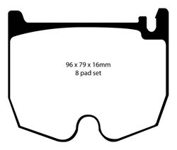 Pastillas de freno ebc DP71708