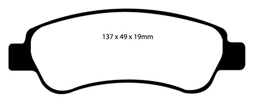 Pastillas de freno ebc DP71708
