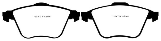 Pastillas de freno ebc DP71708