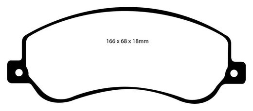 Pastillas de freno ebc DP71708