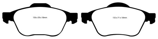 Pastillas de freno ebc DP71708