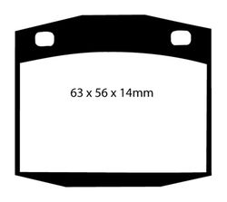 Pastillas de freno ebc DP71708