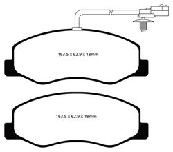 Pastillas de freno ebc DP71708
