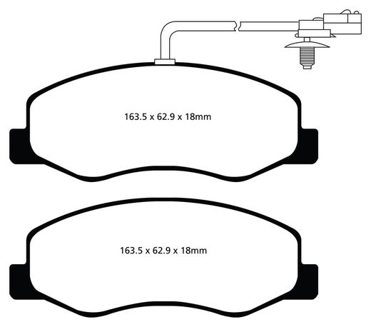 Pastillas de freno ebc DP71708