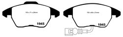 Pastillas de freno ebc DP71708