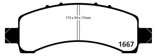 Pastillas de freno ebc DP71708