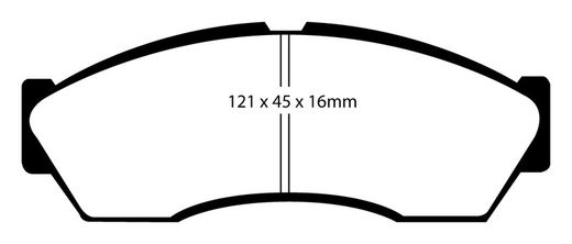 Pastillas de freno ebc DP71708