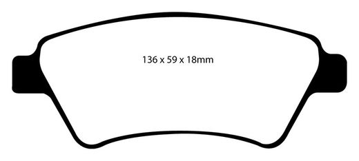Pastillas de freno ebc DP71708