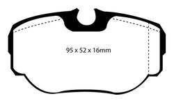 Pastillas de freno ebc DP71708