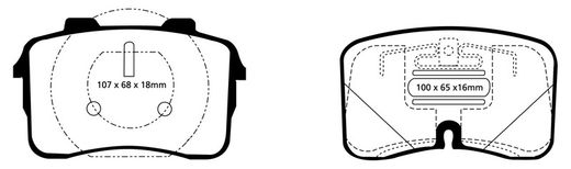 Pastillas de freno ebc DP71708