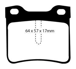 Pastillas de freno ebc DP71708