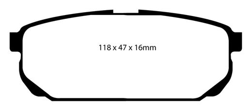 Pastillas de freno ebc DP71708