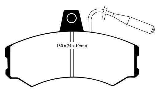 Pastillas de freno ebc DP71708