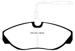Pastillas de freno ebc DP71708