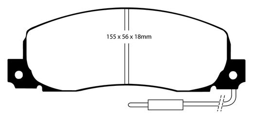 Pastillas de freno ebc DP71708