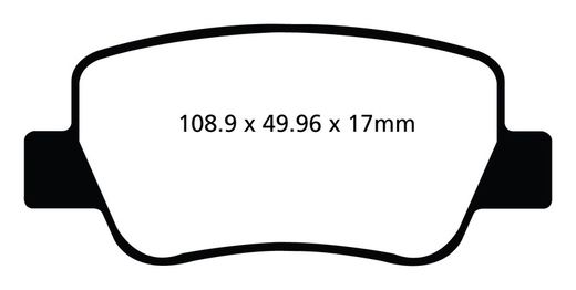 Pastillas de freno ebc DP71708
