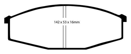 Pastillas de freno ebc DP71708
