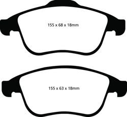 Pastillas de freno ebc DP71708