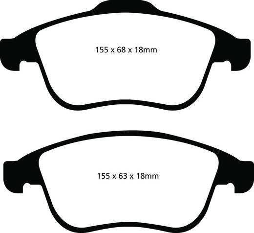 Pastillas de freno ebc DP71708