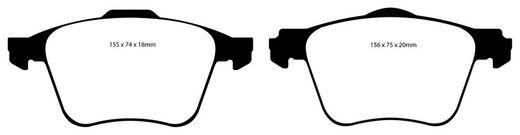 Pastillas de freno ebc DP71708