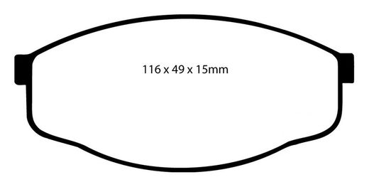 Pastillas de freno ebc DP71708