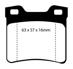 Pastillas de freno ebc DP1048