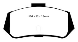Disques de frein Ebc BSD7255