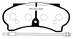 Disques de frein Ebc BSD7255