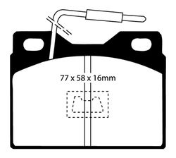 Disques de frein Ebc BSD7255