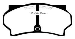 Disques de frein Ebc BSD7255