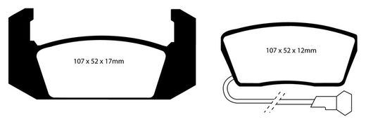 Disques de frein Ebc BSD7255