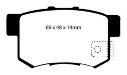 Pastillas de freno ebc DP1193