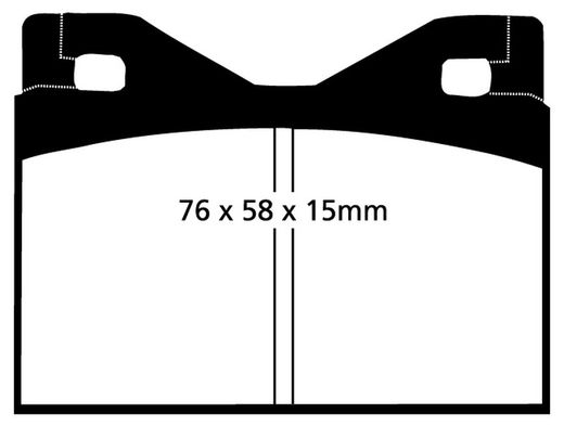Ebc DP126 pastilhas de freio
