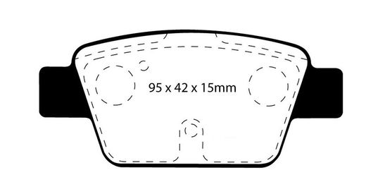 Pastillas de freno ebc DP1381