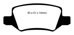 Pastillas de freno ebc DP1438