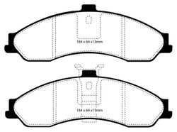 Pastillas de freno ebc DP1505