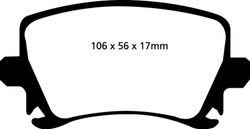 Pastillas de freno ebc DP1518