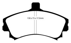 Pastillas de freno ebc DP1564