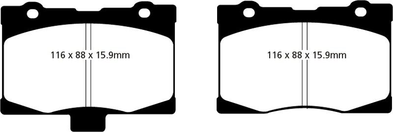 Pastillas de freno ebc DP1735